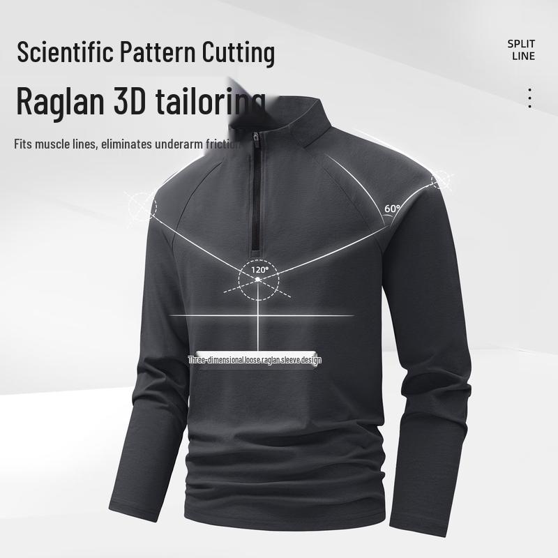 JEEP SPIRIT Men's Quick-Dry Long Sleeve Sport T-Shirt