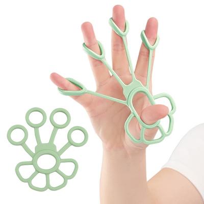 Finger Puller Silicone Five Finger Exerciser Hand Grip Strengthener Finger Trainer Extensor Fitness Equipment Αντιβράχιο
