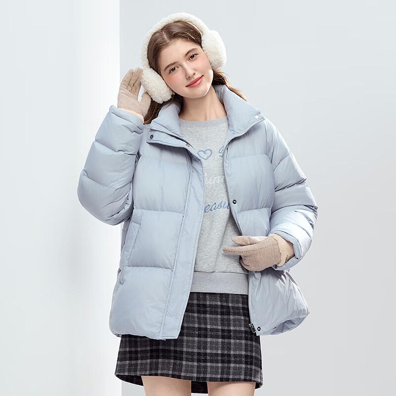 BETU Women's 2025 Winter Letter Embroidered Fleece Sweatshirt