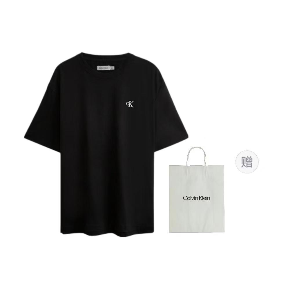 CALVIN KLEIN T Shirt Unisex Black 40HM229-BAE
