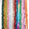 1 Strand Crystal Beads Colorful Transparent Irregular Loose Spacer Glass Beads For DIY Handmade Bracelet Necklace Charm Jewelry