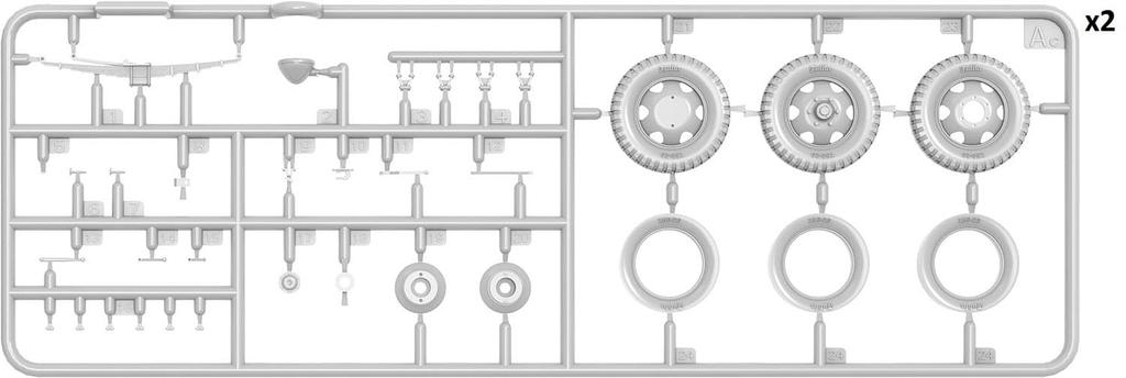 MiniArt Towing Truck L1500S Plastic Model Kit MA38054 1/35 1.5-ton