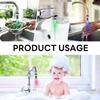 3 Colorful LED Faucet 360 Degree Rotation 3 Color Temperature Change Sensor Bright LED Light Accessories for Restaurant Bathroom Kitchen
