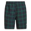 Adidas Originals Track Cherry Woven Plaid Color Block Mid Rise Sports Shorts Unisex Shorts JZ0489