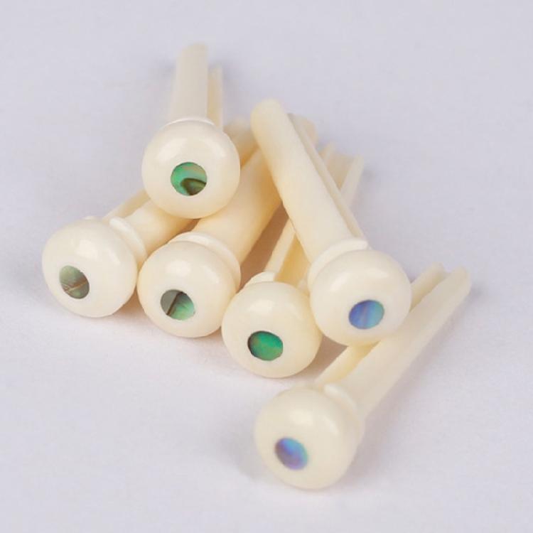 1/6Pcs Acoustic Guitar Bridge Pins Replacement Guitar Bridge Saddles Nut String Studs for Acoustics Folk Guitar Ukuleles