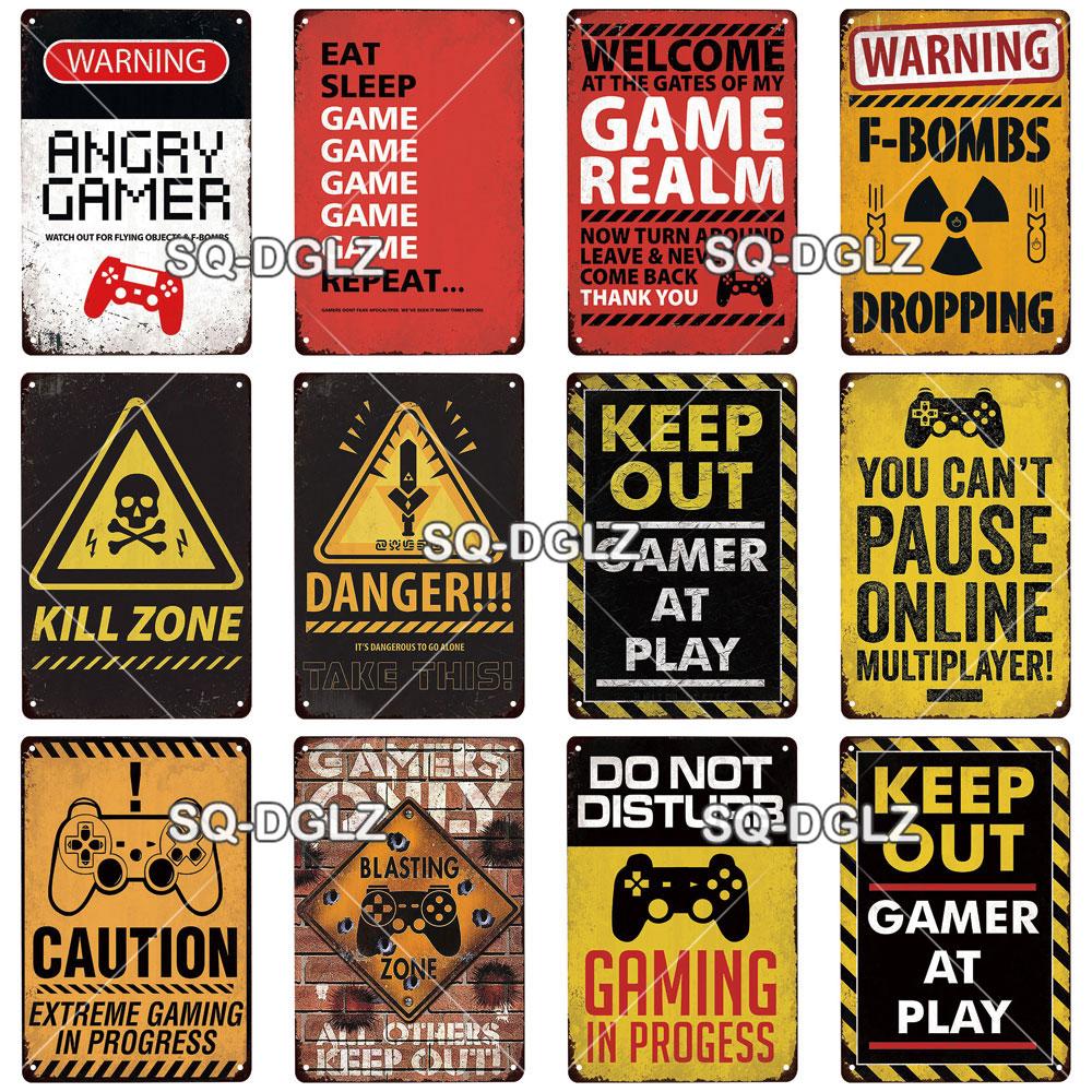 Plaque De jeu en métal Vintage, décoration De Bar, décor De Pub, Placas décoratifs en métal, affiche en métal, signe en étain
