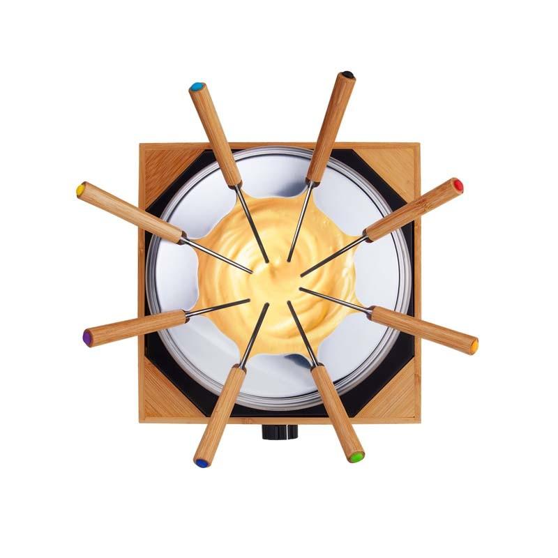 Fondue-Set auf Bambusbasis fr 8 Personen Ecowood Kitchencook gnstig  kaufen  Preis, kostenloser Versand, echte Bewertungen mit Fotos  Joom