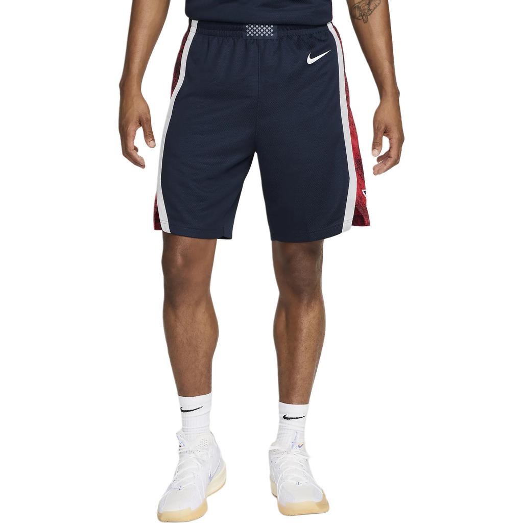 Nike Logo Mid Waist Outdoor Casual Sports Basketball Shorts Men shorts Obsidian FQ0305-451