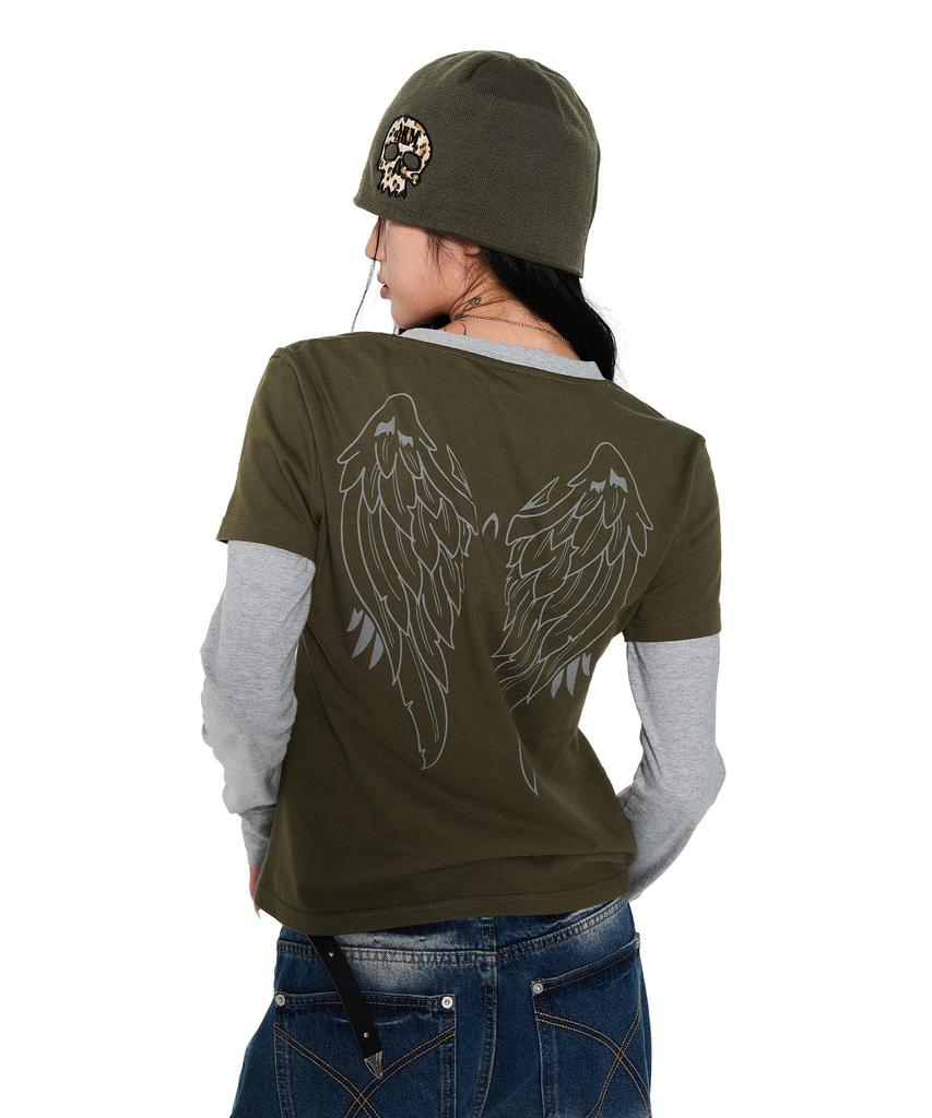 AAKAM Skull Beanie (Khaki)