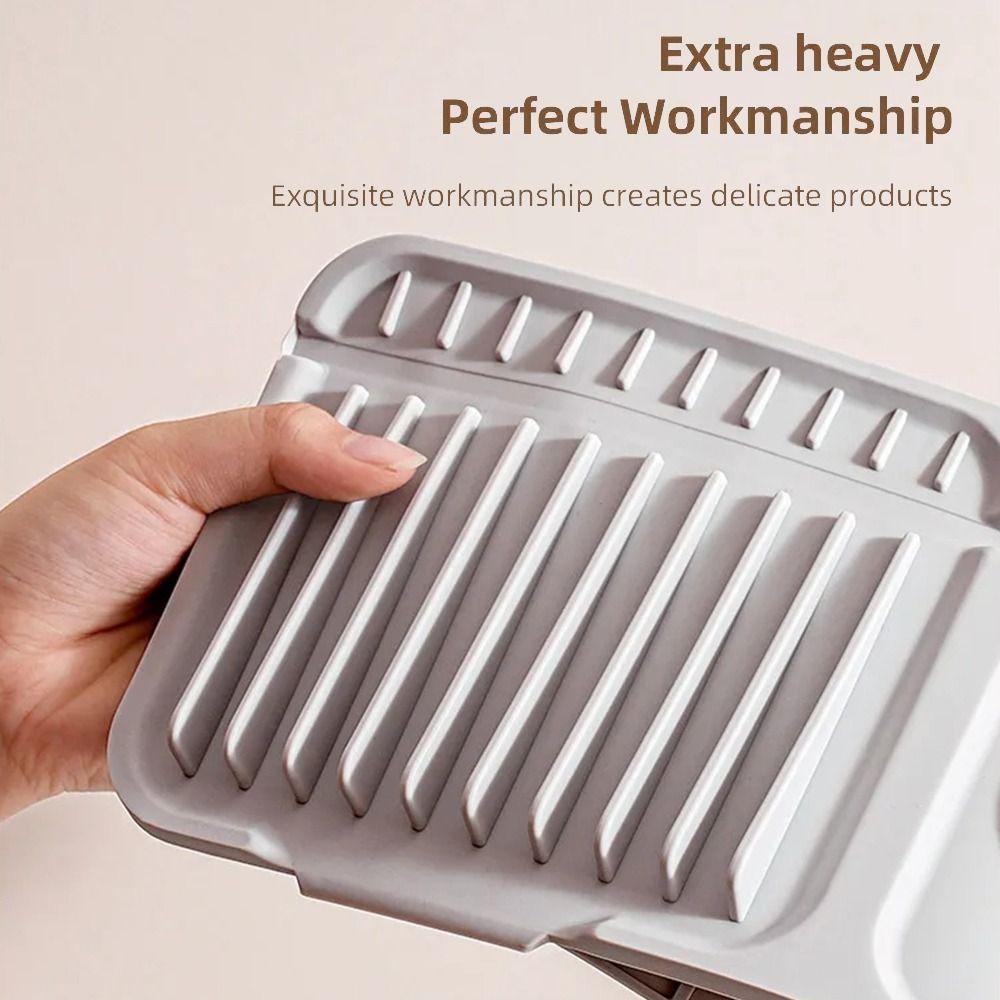1Pcs Silicone Quick-drying Sink Mat Drying Pad Draining Mat  for Bathroom Kitchen Sink Faucet