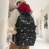 Schoolbag Japanese Ins Simple Star Printed Backpack Female Student High Value School Bag Large Capacity Junior High School Backpack