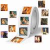 500 Pictures/roll New Tape Illustration Cat Handbook Material Decorative Envelope Seal Sticker Dots