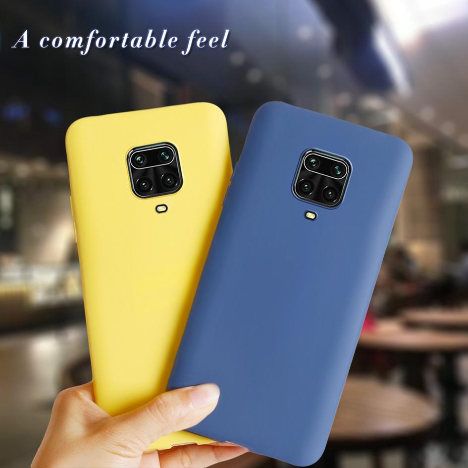 Hülle Für Xiaomi Redmi note 9S 9 S Hülle Note9 Pro Einfache Einfarbige Silikonhülle Fundas auf für Redmi Note 9 Pro Max Handyhülle