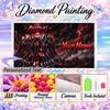 Personalized Akatsuki Naruto Diamond Art Custom Name 5D Diamond Painting Full Drill DIY Craft