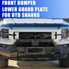 For BYD SHARK 6 Bumper Lower Guard Plate ABS Material Black Custom Design Front Bumper Protection Cover For SHARK 6 Accessories