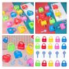 Kids Learning Lock Keys Alphabet Number Matching Early Education Toys