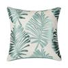 Pillow Case Skin-friendly Plant Pattern Polyester Decorative Sofa Cushion Cover for Home