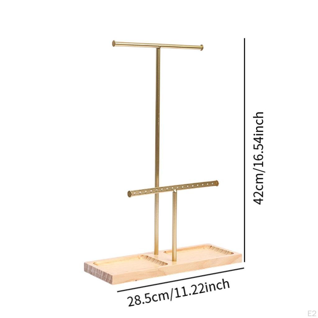 Jewelry Display Rack for Store, Simple Holder Necklaces And Earrings