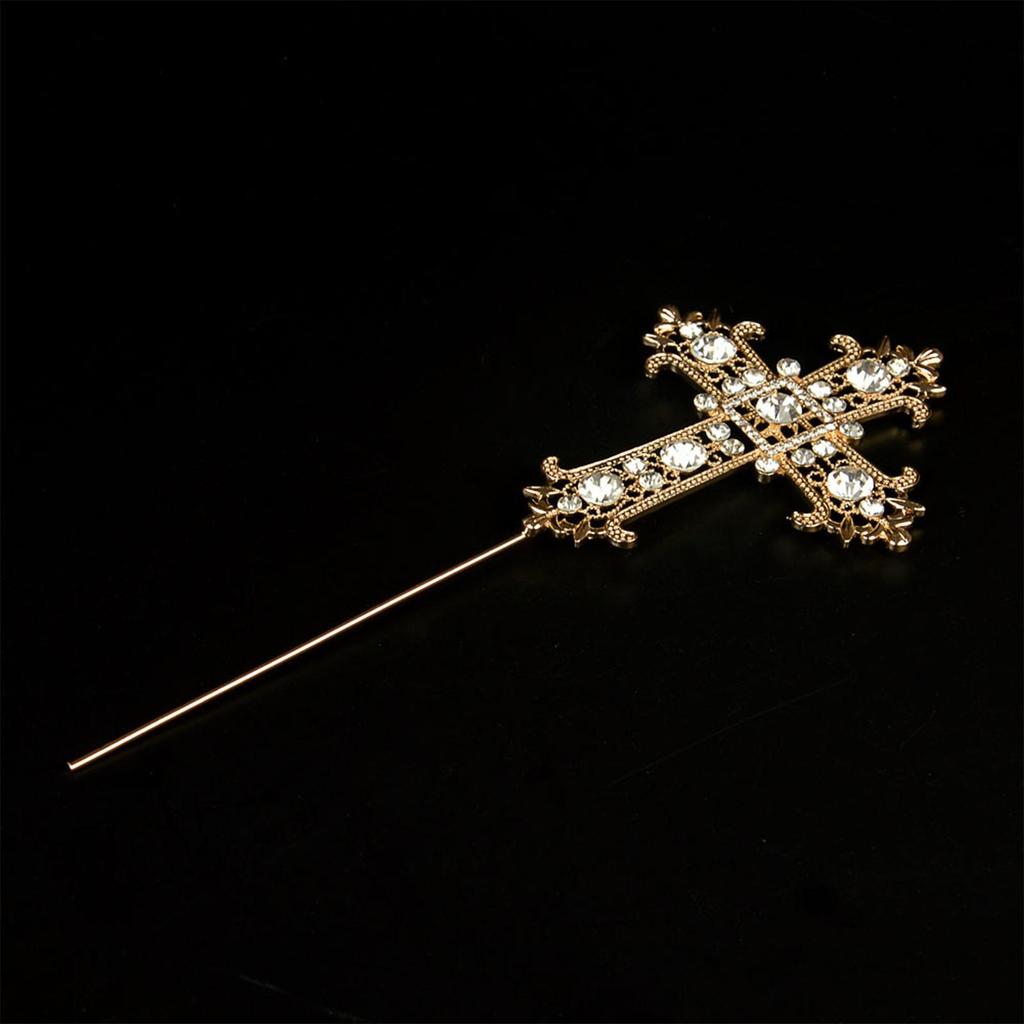 Glittery Cross Cake Topper Religious Keepsake Decoration Cross Bunting for Christenings Birthday Party Christening Baptism