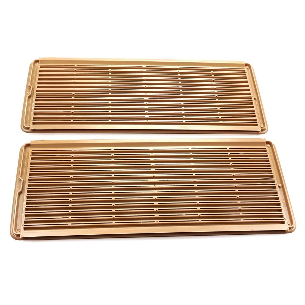 BSR637-1 2 Stuks Zonnedak Grille Vent Screen Cover Beige A2117840644 voor Mercedes W203 W208 W209 W210 W211 W215 W219 W220 W240