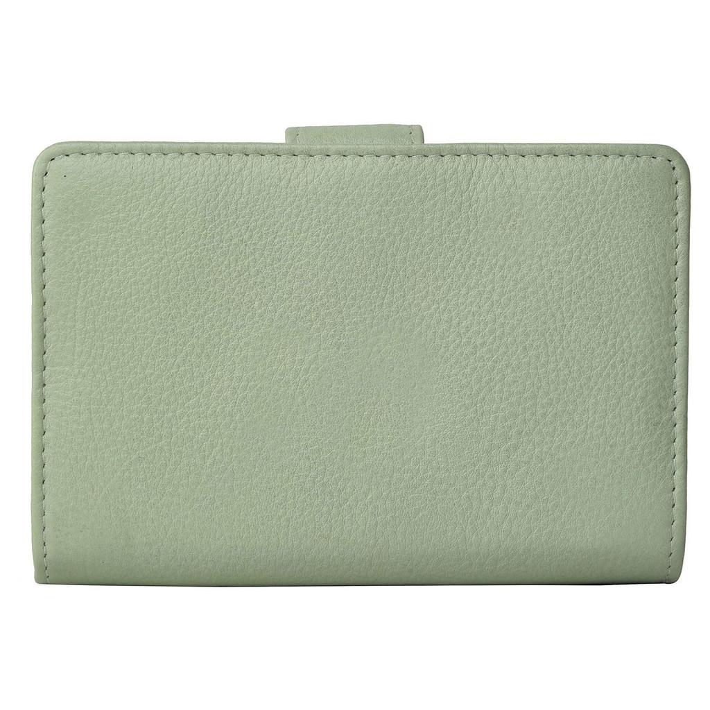 Arya Mint Green Leather Wallet for Women