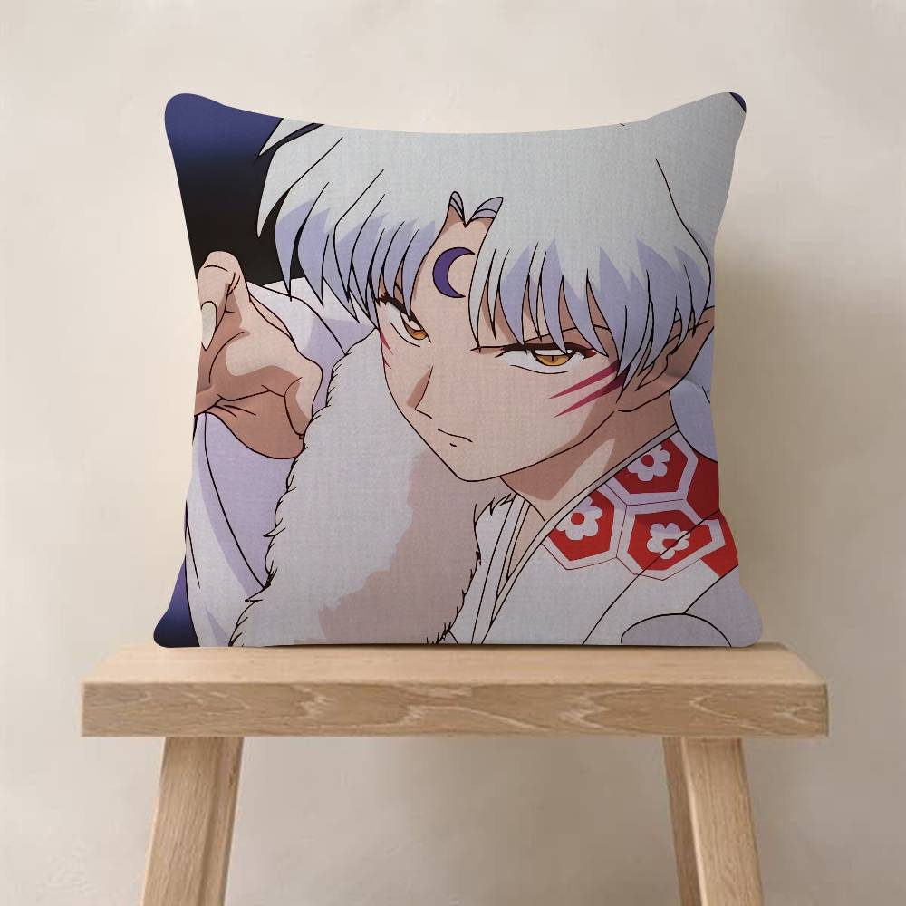 Japanese Anime Inuyasha Pillowcase Toon Gift Cushion Cover Bedroom Home Sofa Chair Seat Decor Pillow Case