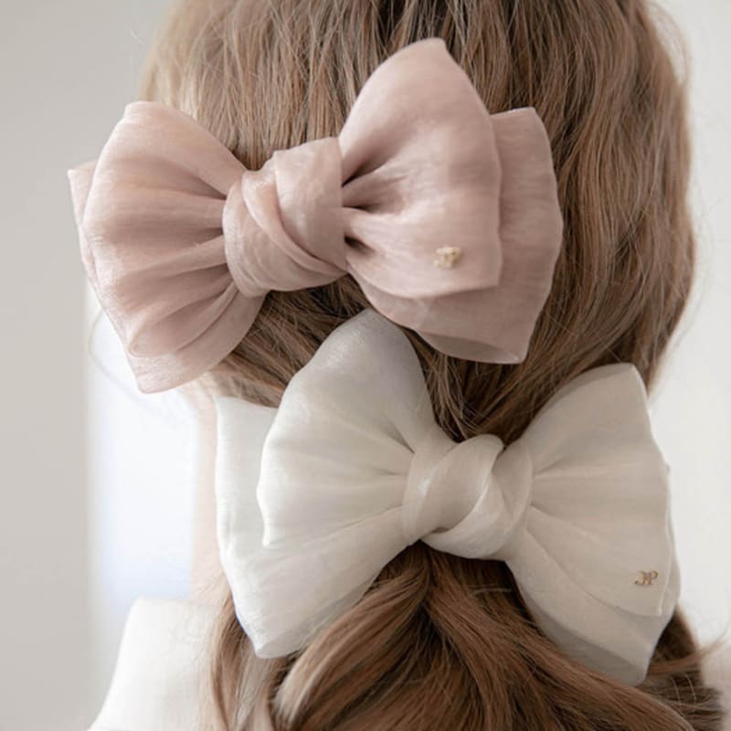 Jean Paul Clarisse Colored Organza Ribbon Pin JP-22-039AB