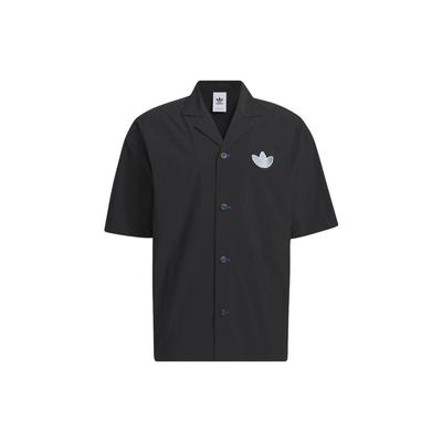 Originals Trefoil Short Sleeve Sport Shirt Men Shirts Black IK8626