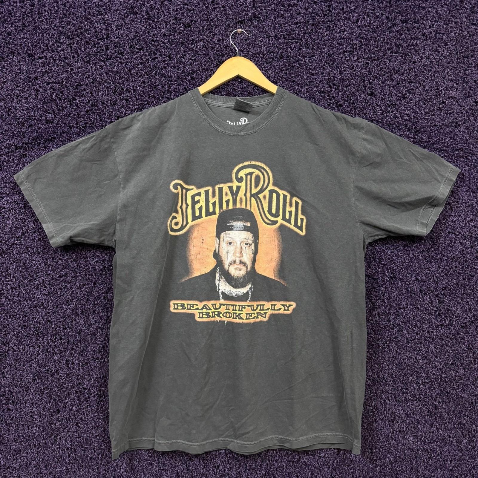 Jelly Roll Beautifully Broken 2025 Stagecoach T-Shirt 2XL XL