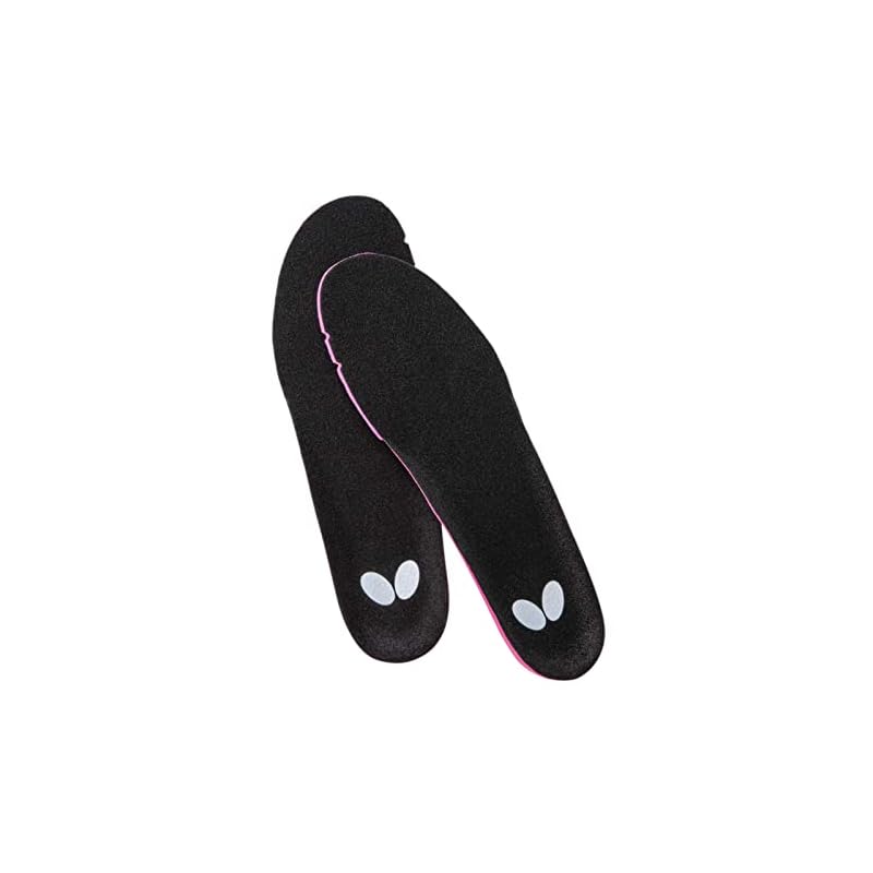 Butterfly Table Tennis Insoles, Butterfly Insole 2, Black, Medium, 76560