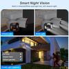 AIOOK ICAM365 APP Sicherheitskamera Außen Wasserdicht Dual-Linse HD 10MP 10X Zoom WiFi CCTV Nachtsicht Zwei-Wege-Interkom PTZ Fernansicht