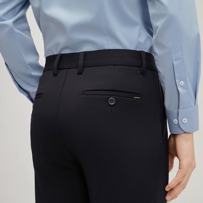 Septwolves Men's Thermal Brushed Straight-Leg Casual Pants