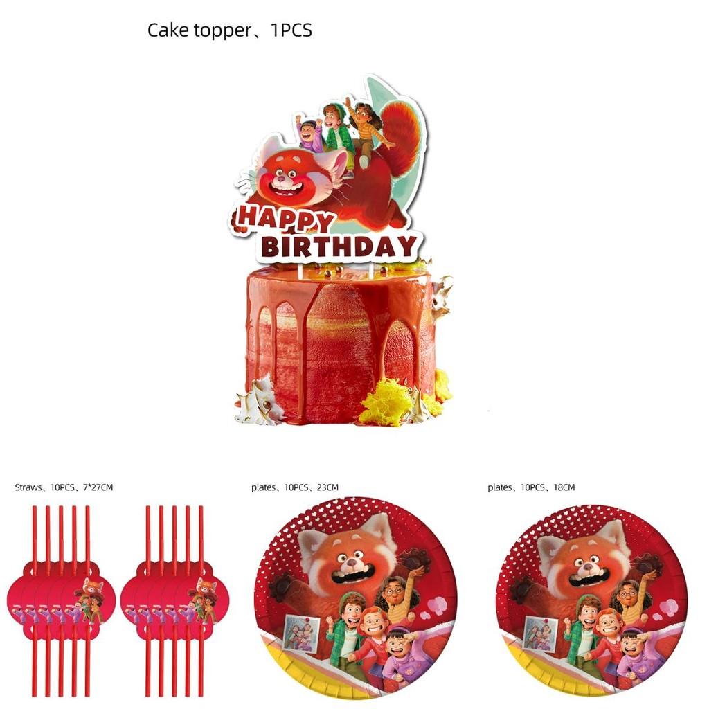 Make Your Child's Birthday Party Extra Special With Turning Red Themed Decorations