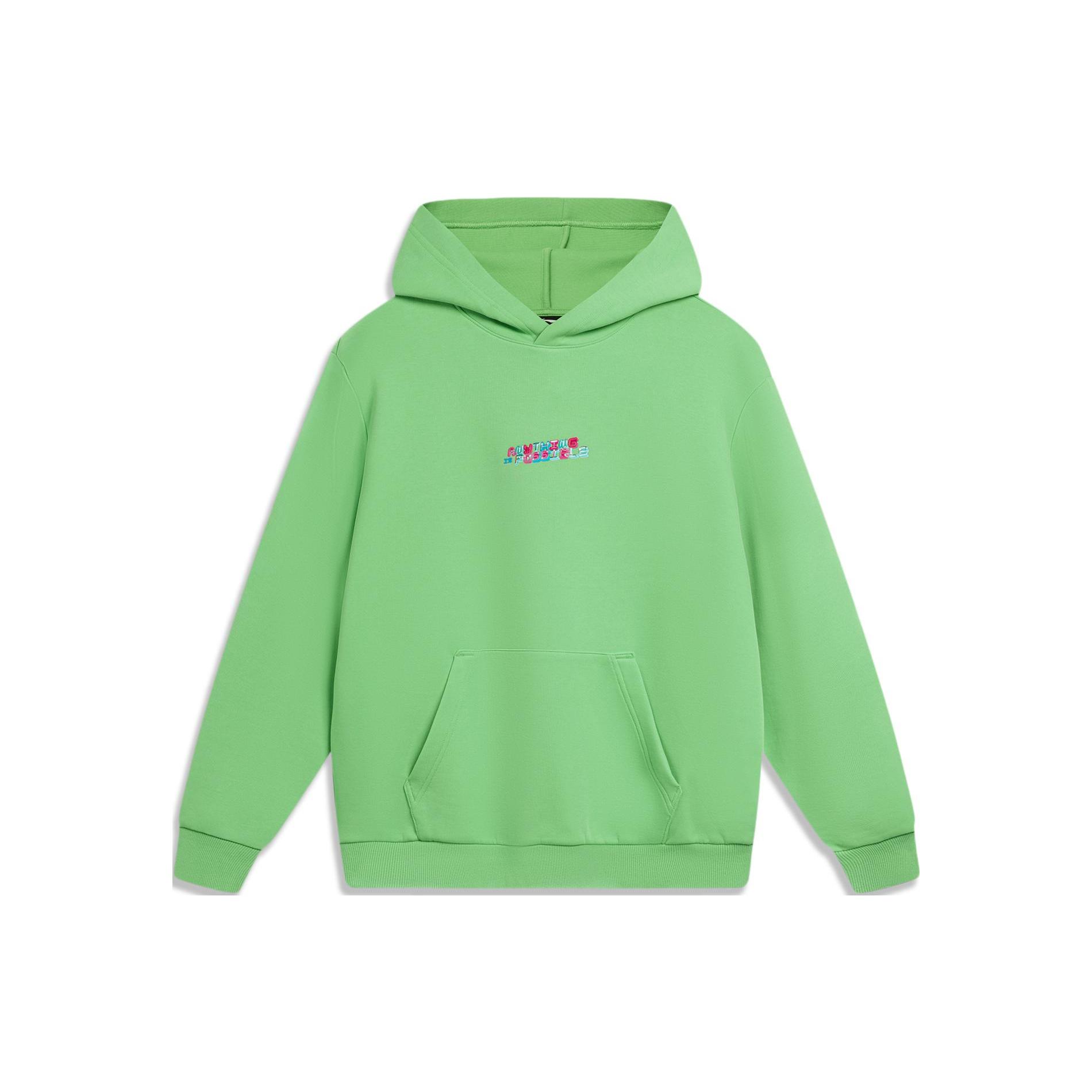 Свитшот мужской Li Ning Sports Life Collection Мистический мир Зеленый AWDU023-4 L