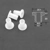 Nylon Wear-Resistant Insulating Step Washer Bolt Liner - Male-Female Screw Bushing