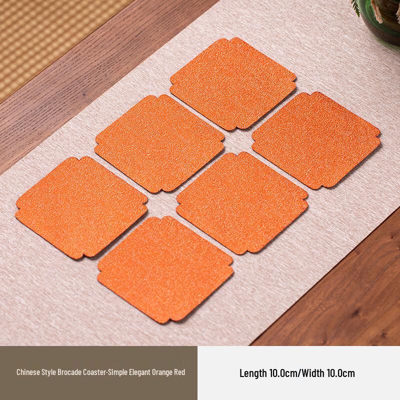 Zhinianhua Zen Style Double-Sided Tea Coaster Set