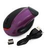 NAMOTUOFO Wireless Mouse, Vertical, Charging Mode, Mute Mouse (with Back and Forward Buttons), Perfect Grip, Purple