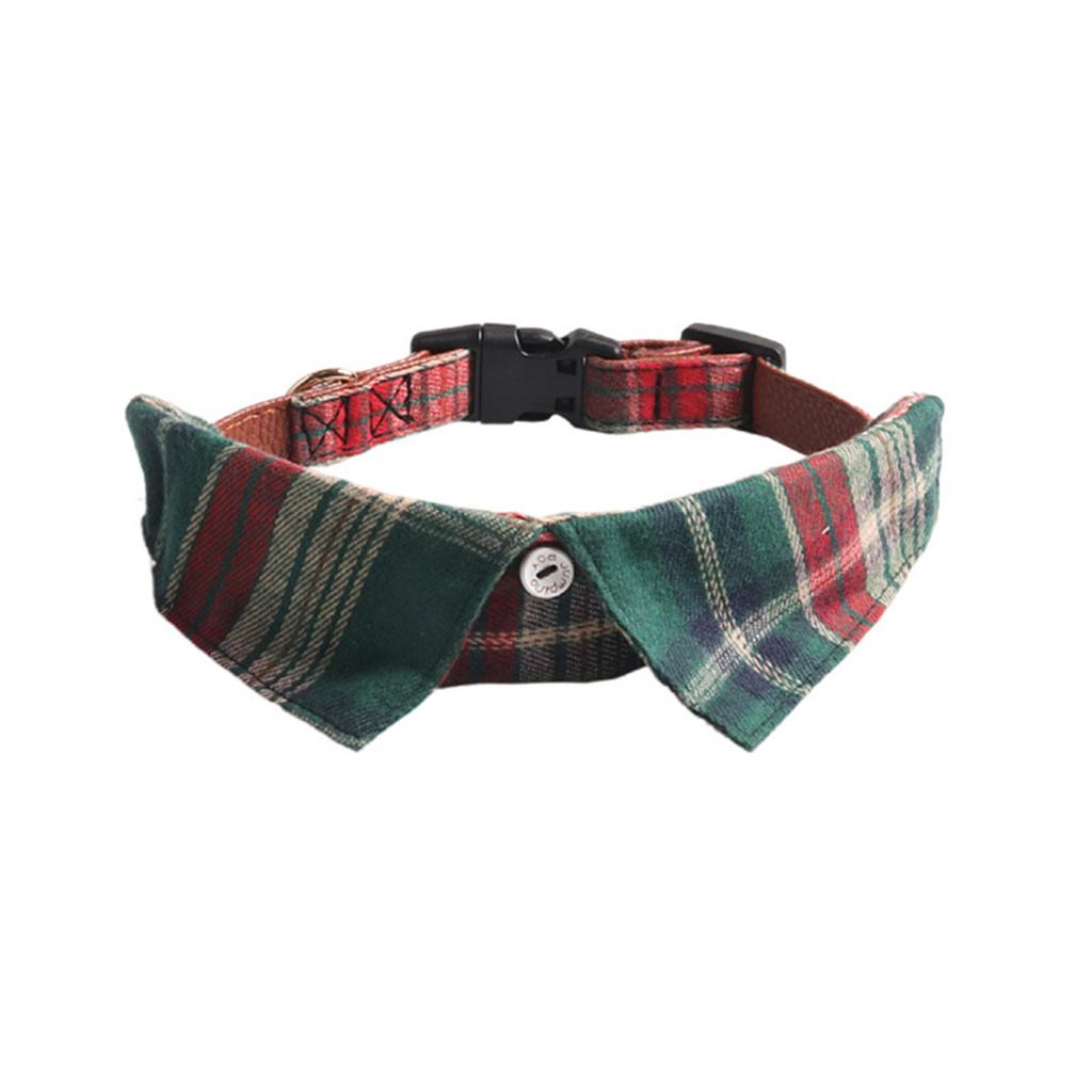 Puppy Collars for Wedding Cat Collar Checked Elegant Prince Collar Necklace Kitten Collar Pet Photo Props