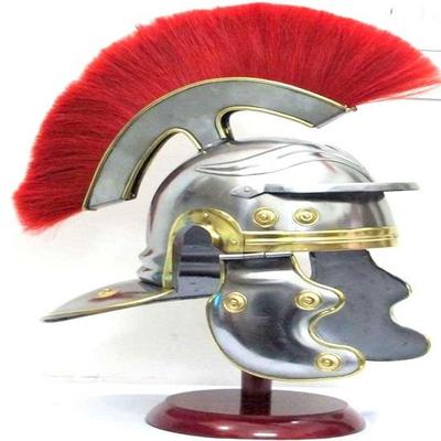 Ortaçağ Roma Kask Centurion Galya Kask Spartalı Yunan Şövalye Zırh Kask Boyutu 67 cm