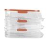 3 Layer Automatic Rolling Egg Storage Box Egg Organizer Egg Storage Container with Lid for