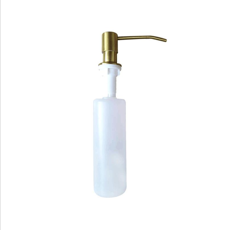 Stainless Steel Plastic Bottle Soap Dispenser Kitchen Liquid Plastic Bottle Soap Dispensers for Kitchen Sink