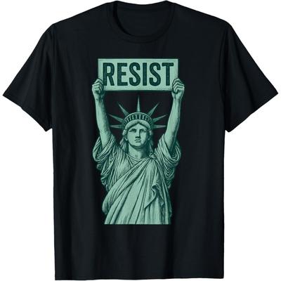 Resist Liberty Statue Shirt T-Shirt
