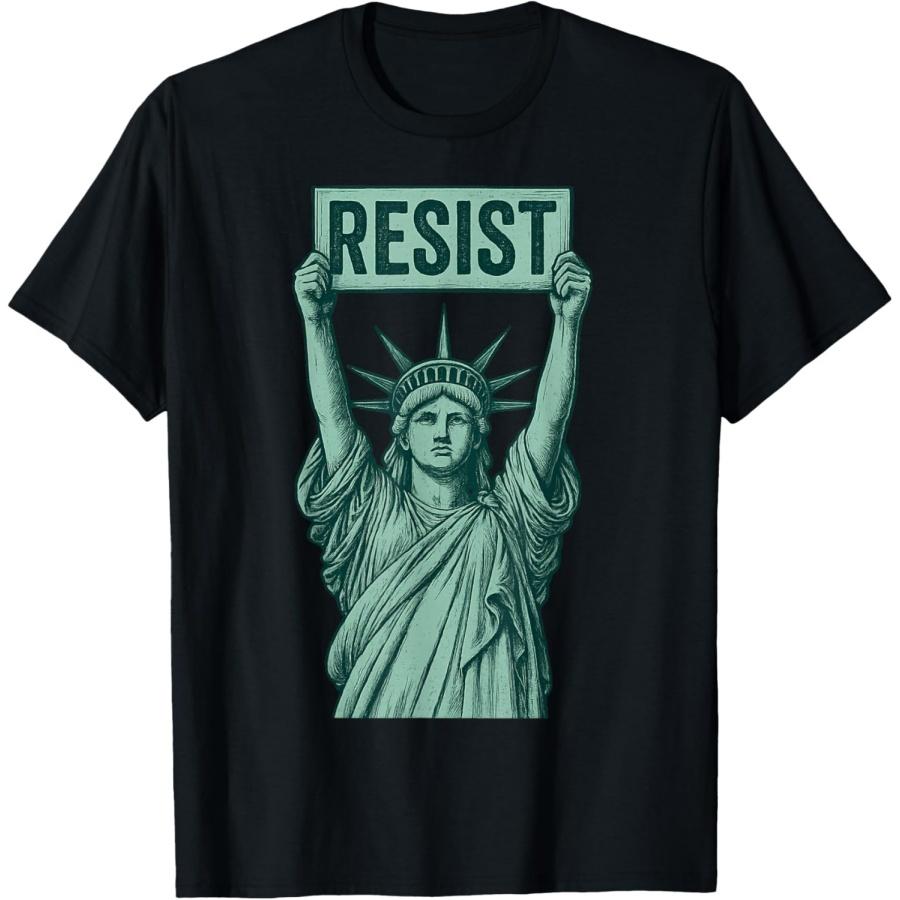 Resist Liberty Statue Shirt T-Shirt S