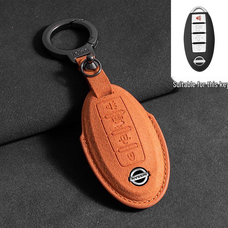 Nissan Car Key Cover for Altima, Sylphy (14th Gen), Qashqai, X-Trail, Tiida, Bluebird, Kicks, Tanlu, Loulan
