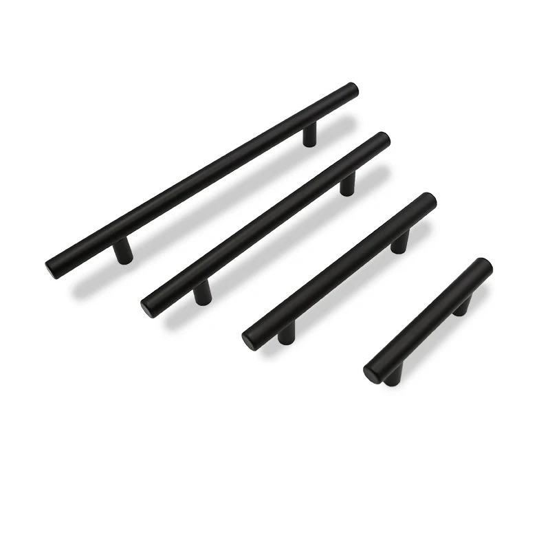 Stainless Steel Handles Diameter 12mm Kitchen Door Cabinet T Bar Straight Handle Pull Knobs Furniture Hardware Knobs and Pulls