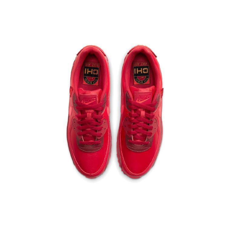 Nike Air Max 90 City Special - Chicago Men Sneakers Red University-Red Gym-Red DH0146-600