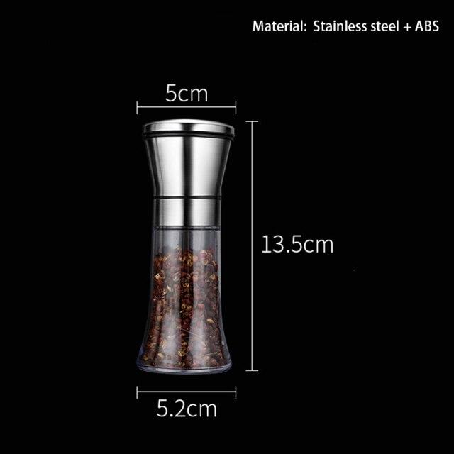 

Мельницы для соли и перца из нержавеющей стали, контейнеры для банок для специй, бутылки, солонки для перца, кухонные принадлежности и гаджеты