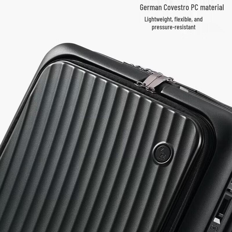 OIWAS Side-Opening Hardshell Rolling Luggage (24-inch)