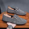 Doudou shoes summer new matte suede lazy small leather shoes loafer driving shoes