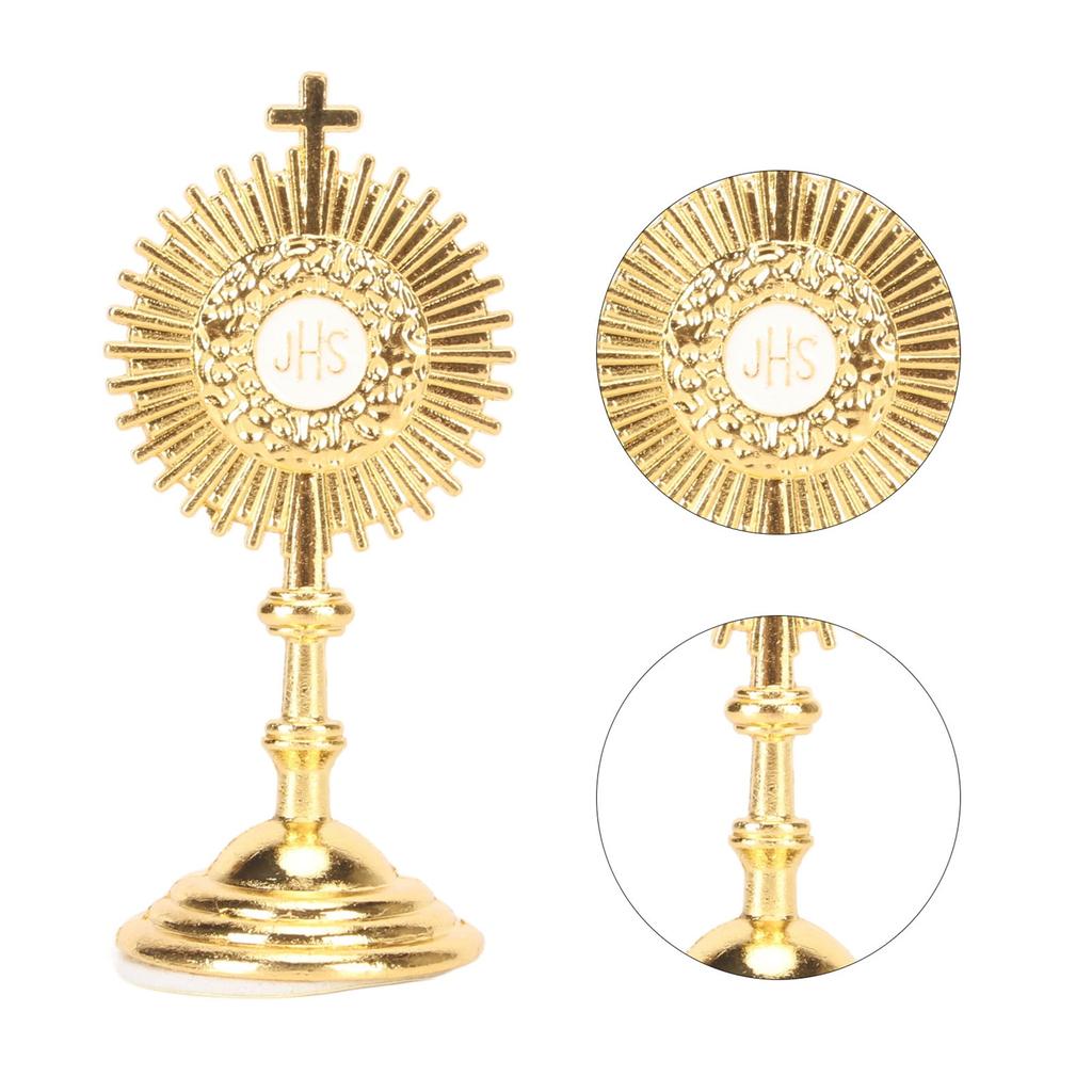Catholic Table Decoration Alloy Christian Communion Statue Ornament for Religious Party Office Car